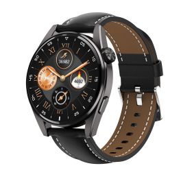 Bluetooth Calling NFC Access Control Heart Rate Gt3pro Watch (Option: Black Belt)
