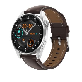 Bluetooth Calling NFC Access Control Heart Rate Gt3pro Watch (Option: Brown Belt)